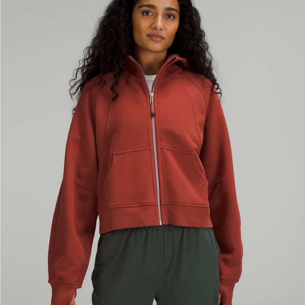 Lululemon Scuba Oversized Full-zip Jacket in Cayenne